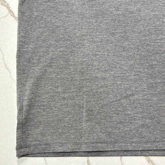 Adidas | Climalite Boys Grey T Shirt Black Logo gray Size XL 14/16 - Picture 13 of 16